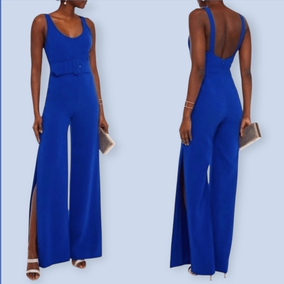 Jonathan Simkhai Belted Wide Leg Jumpsuit - Picture 7 of 16
